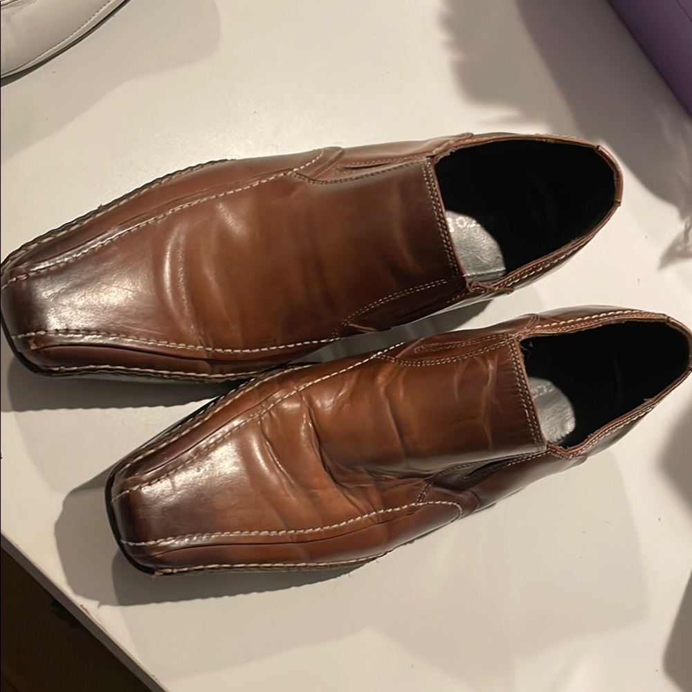 Bacco Bucci ‎ Men's shades of brown Leather Loafers